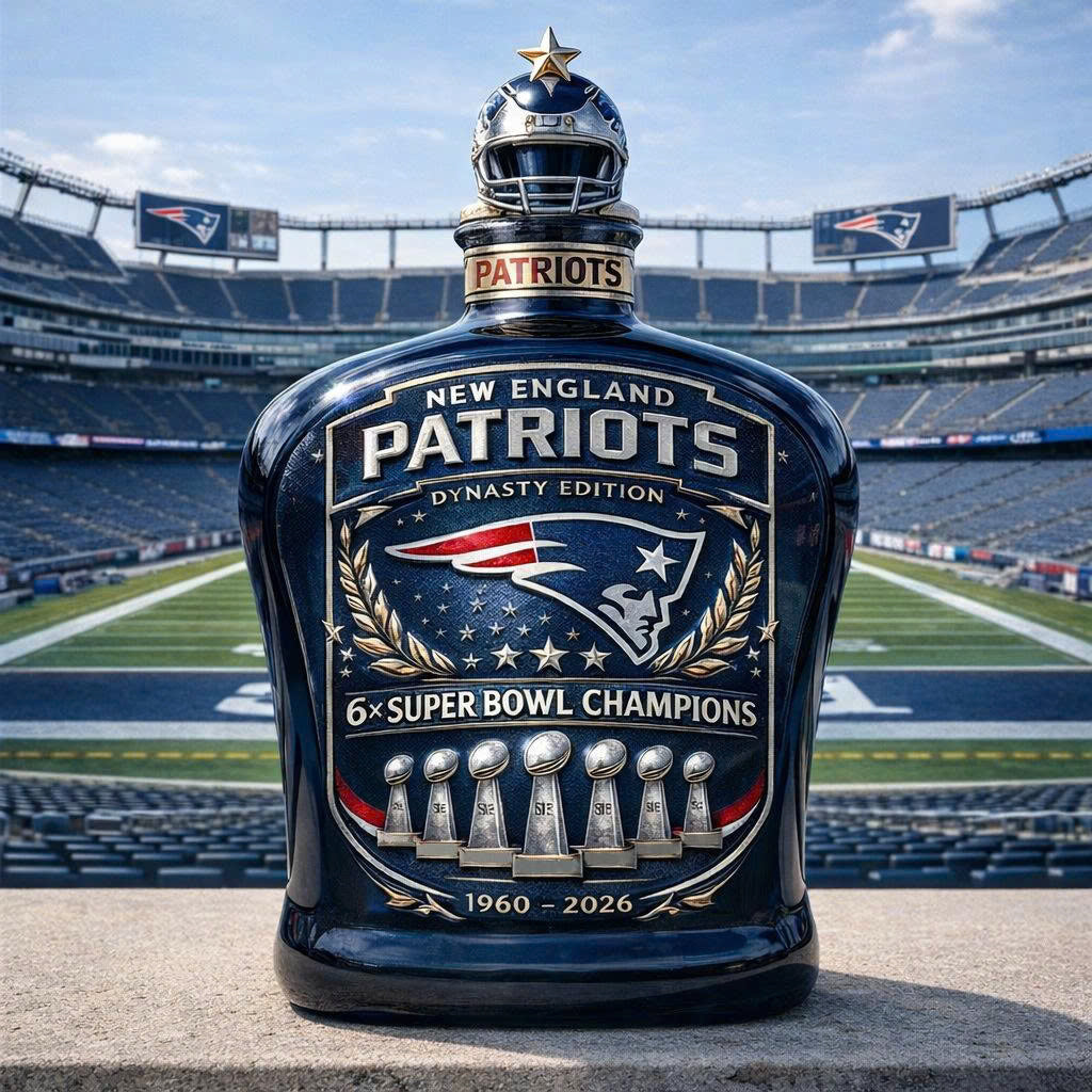New England Patriots "Dynasty Edition" 6x Champions Decanter