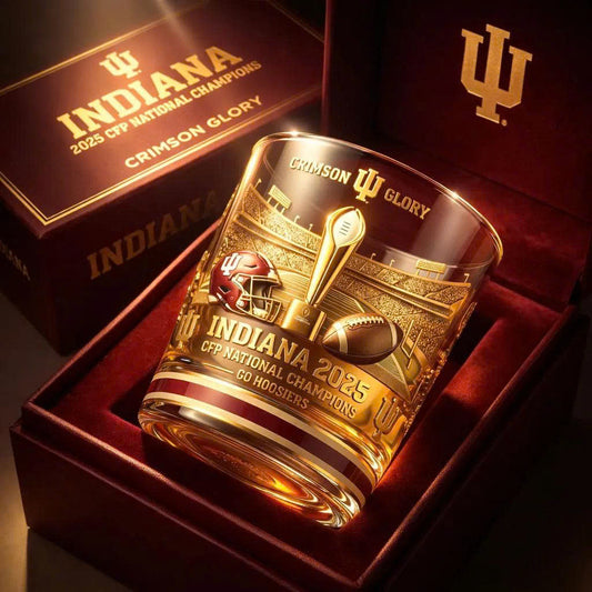 Limited Edition: Indiana Hoosiers "Go Hoosiers" 2025 Victory Glass