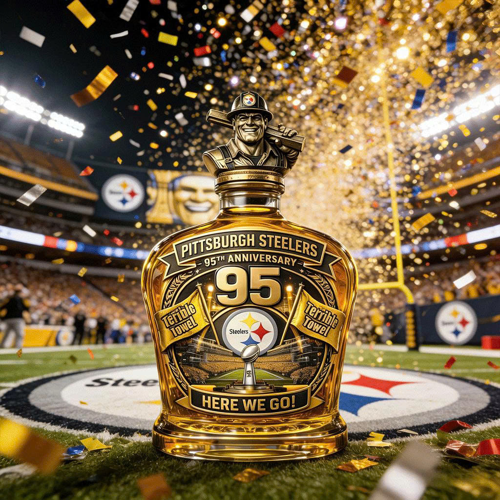 Pittsburgh Steelers 95th Anniversary "Here We Go" Decanter