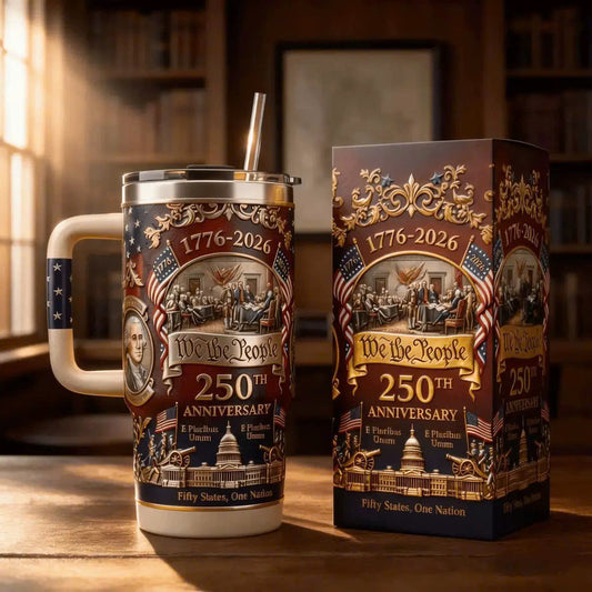 U.S. 250th Anniversary Commemorative Travel Tumbler (1776-2026)