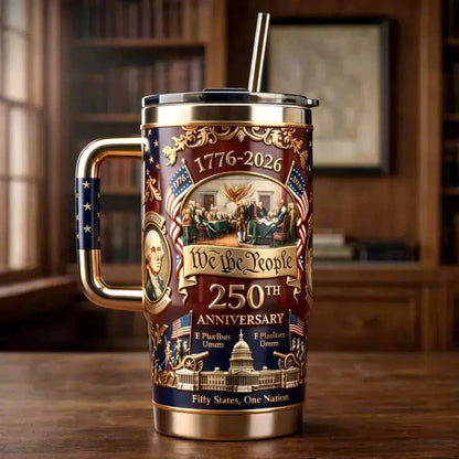 U.S. 250th Anniversary Commemorative Travel Tumbler (1776-2026)